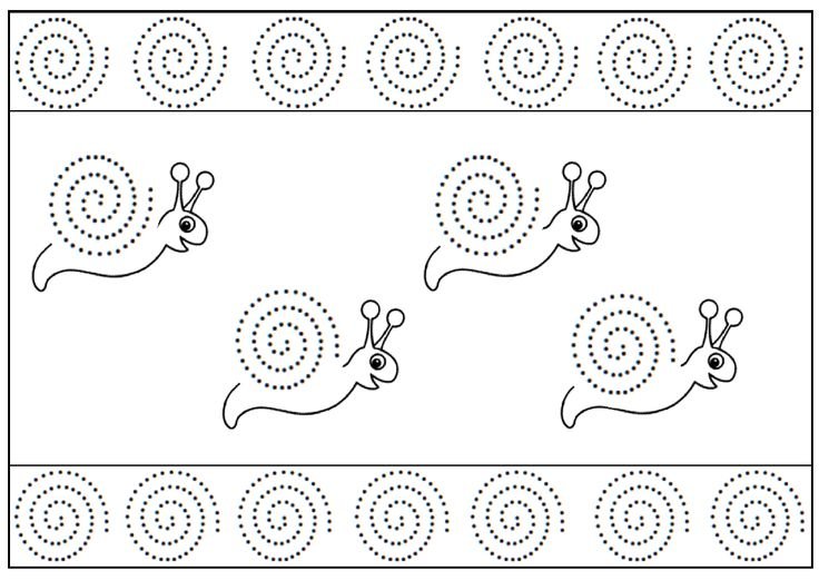 Графомоторный навык штриховка