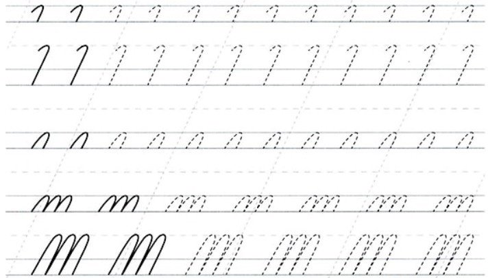 Прописи элементов букв для дошкольников
