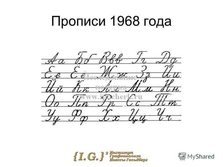 Советские прописные буквы