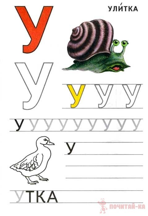 Прописи для дошкольников буквы
