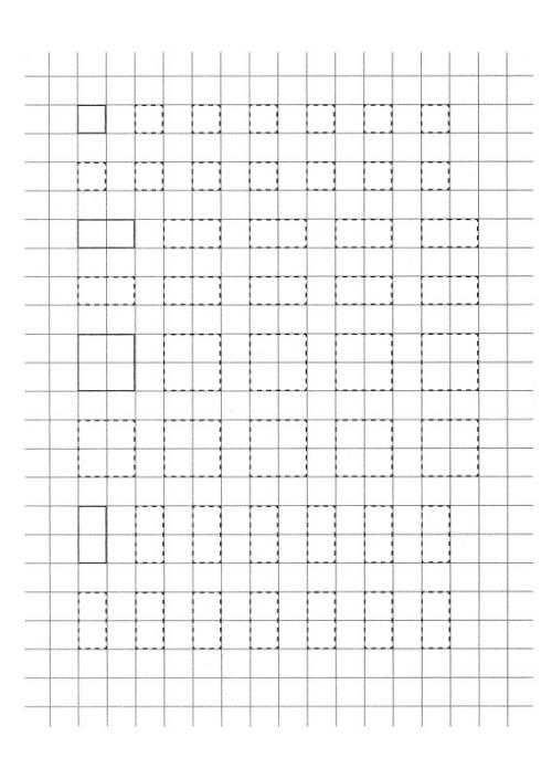 Прописи в клетку для дошкольников