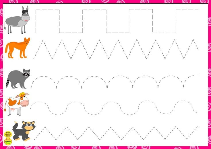 Графомоторные дорожки 3-4 года