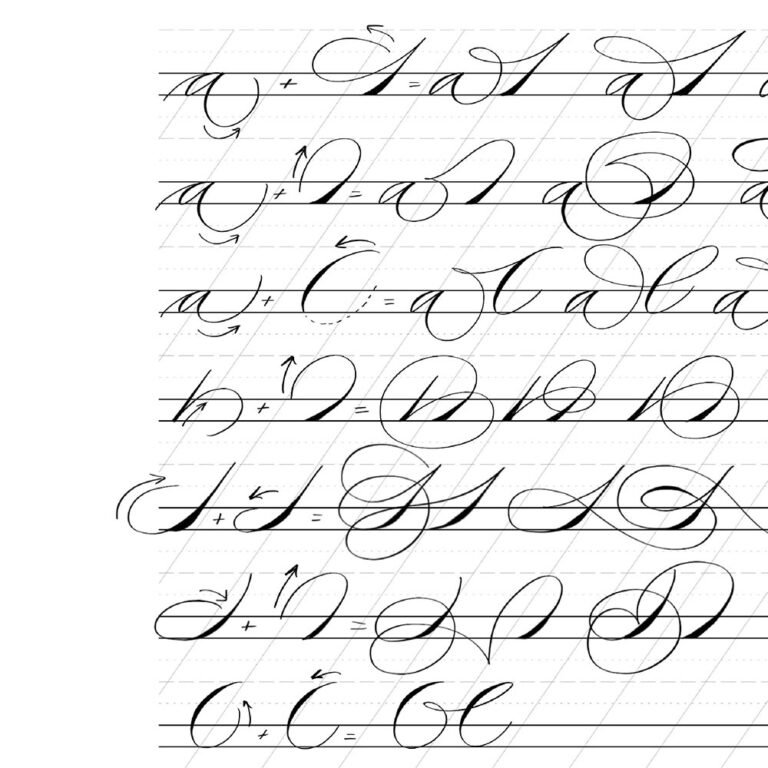 Росчерки в каллиграфии