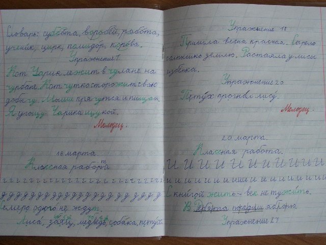 Рабочая тетрадь ученика