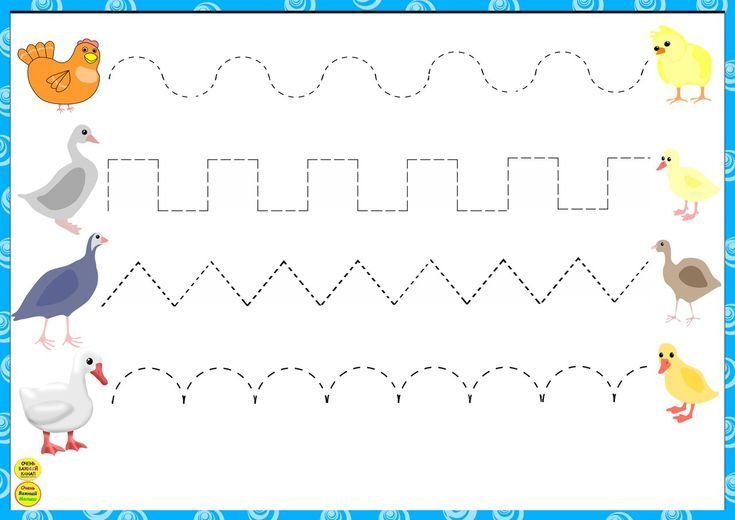 Графомоторные дорожки для дошкольников