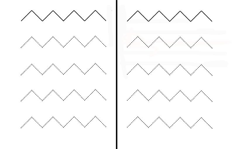 Рисование двумя руками для дошкольников