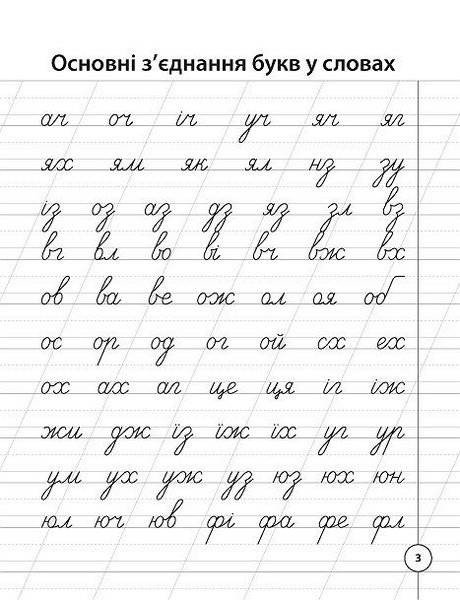 Правильное соединение букв