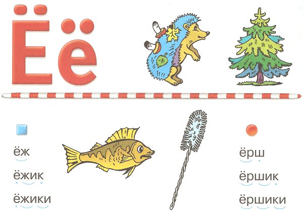 Буква е и ё задания для дошкольников