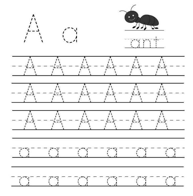 Буква а английский задания для дошкольников пропись