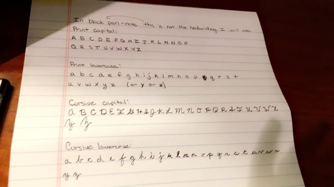 Neat handwriting кириллица