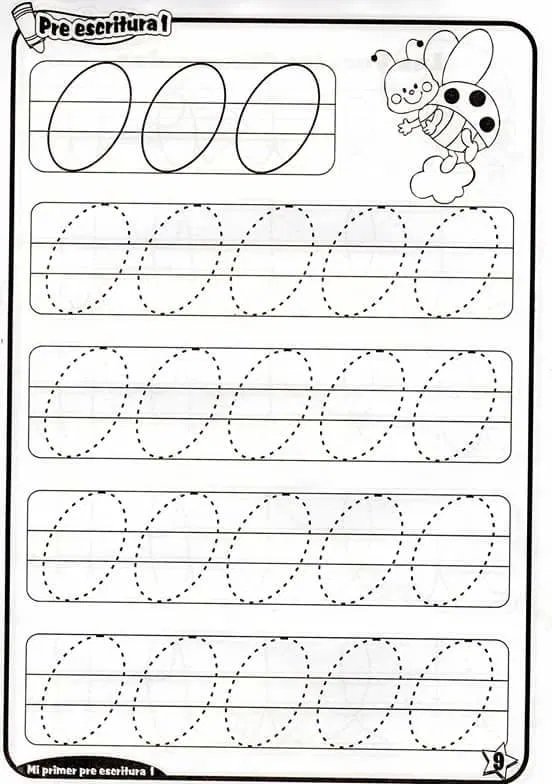 Прописи овал и полуовал