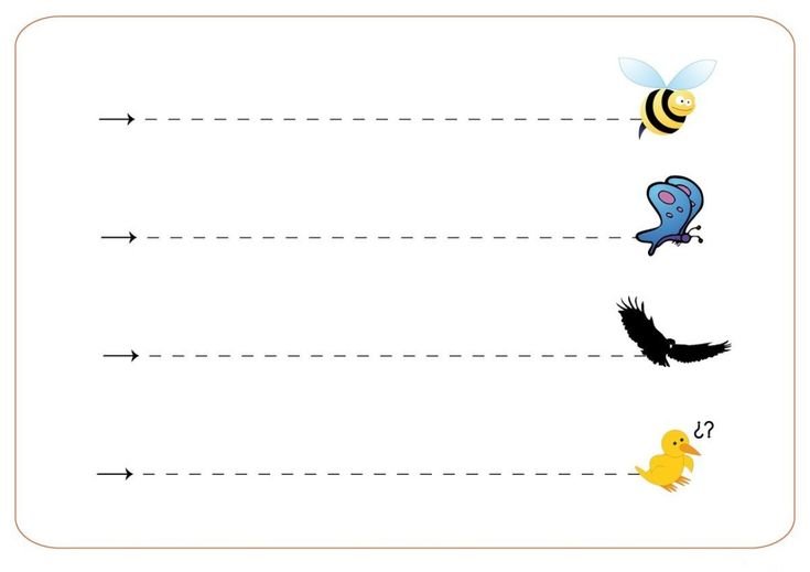 Прямые линии прописи для малышей