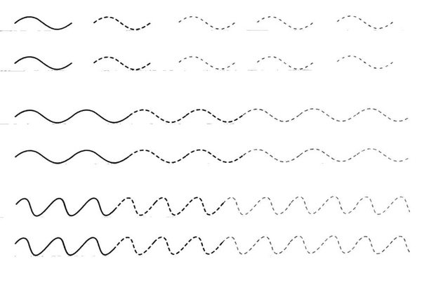 Прописи для дошкольников волнистые линии