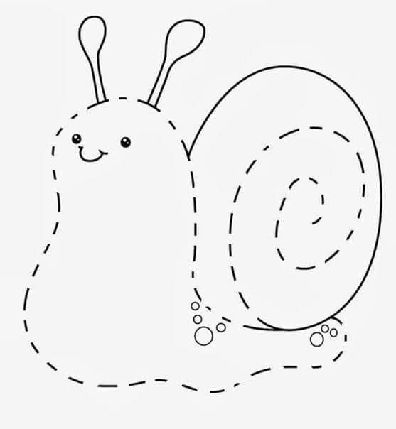 Обводить линии для детей