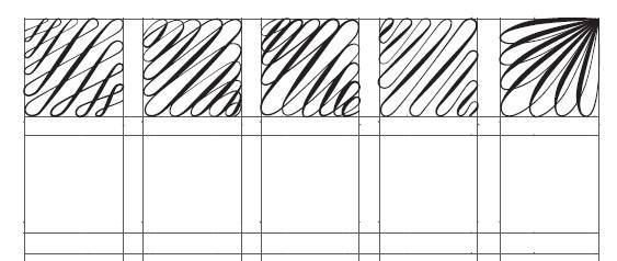 Штриховка для каллиграфии