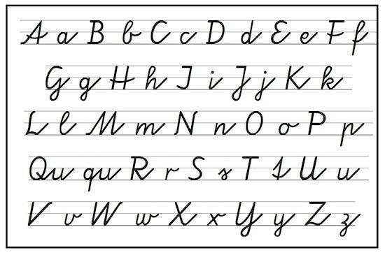 Прописные немецкие буквы прописи