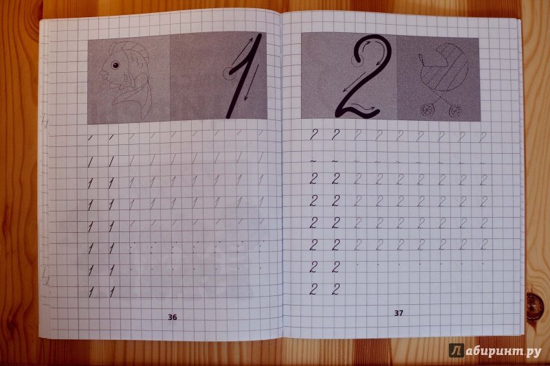 Прописи знак плюс