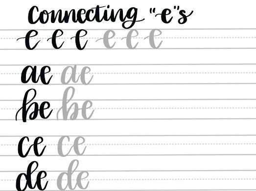 Прописи для Леттеринга