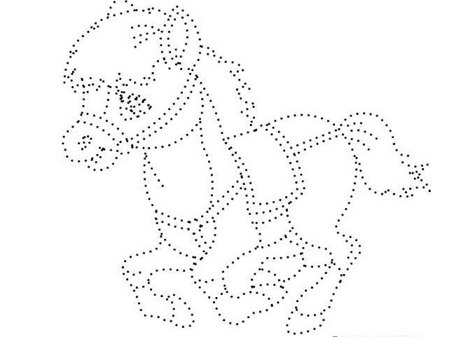 Рисование по точкам для малышей