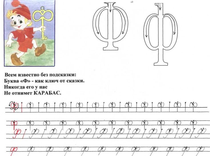 Изучаем букву ф с дошкольниками
