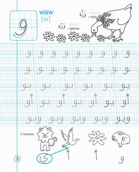 Арабская пропись для начинающих