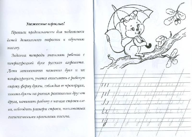 Прописи рассказ