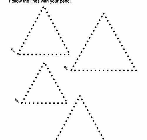 Фигуры для обводки для детей
