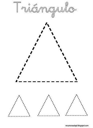 Фигуры пунктиром для детей