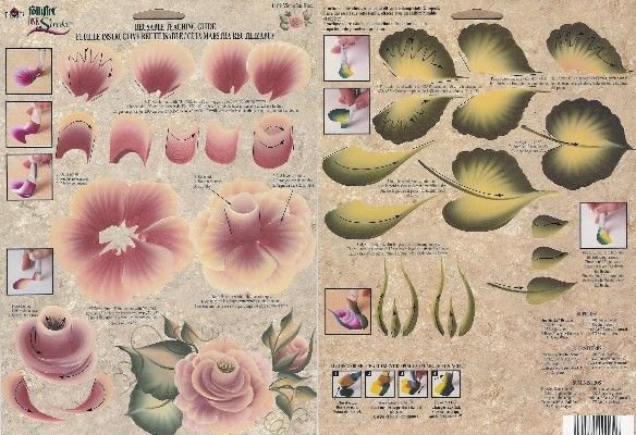 Тагильская роспись двойной мазок