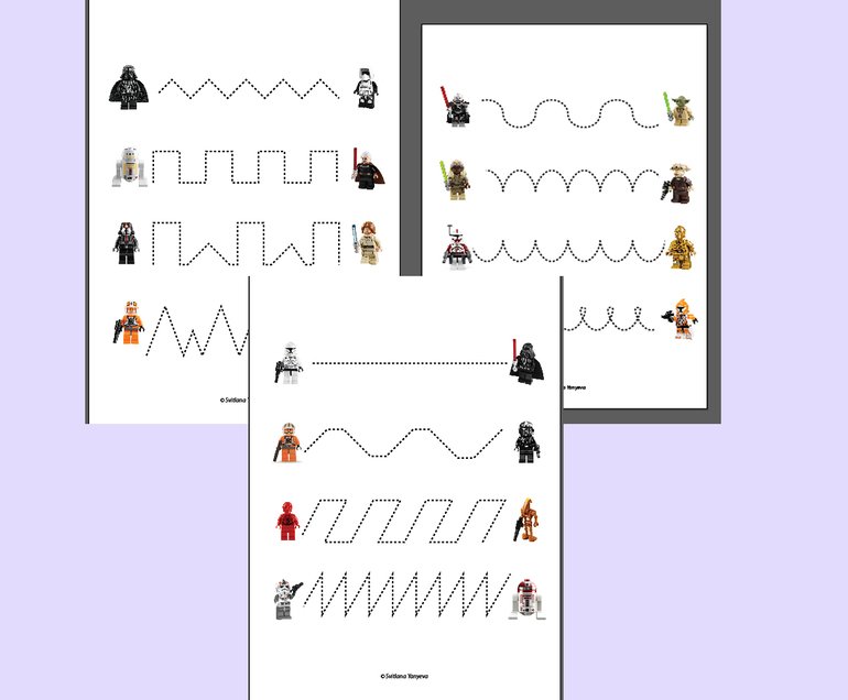 Прописи с лего для дошкольников
