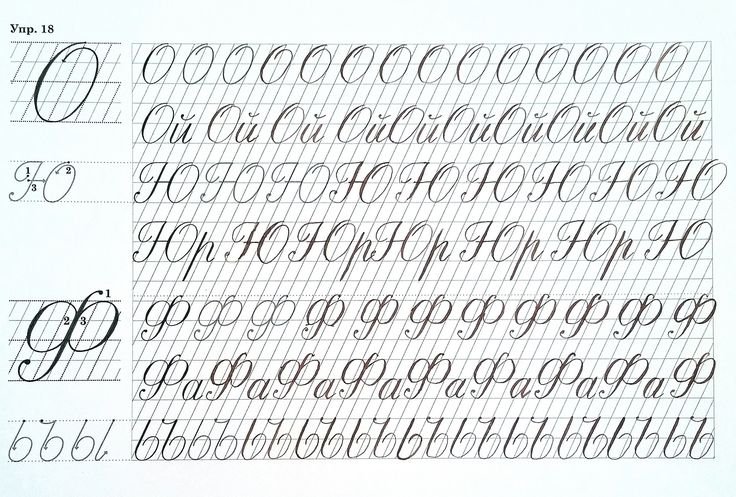 Каллиграфия буквы