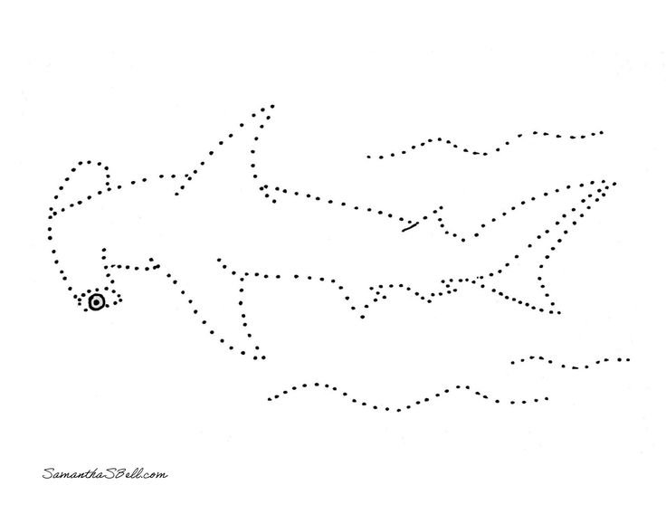 Рисунки обводить по контуру