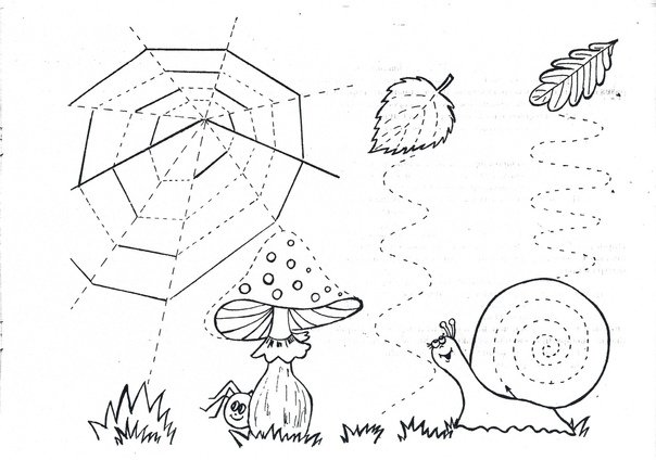 Штриховка задания для дошкольников