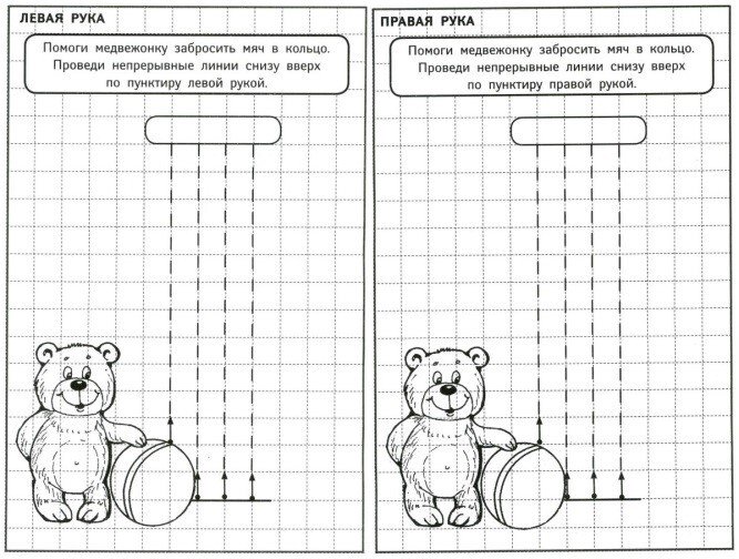 Упражнения на развитие межполушарного взаимодействия у детей