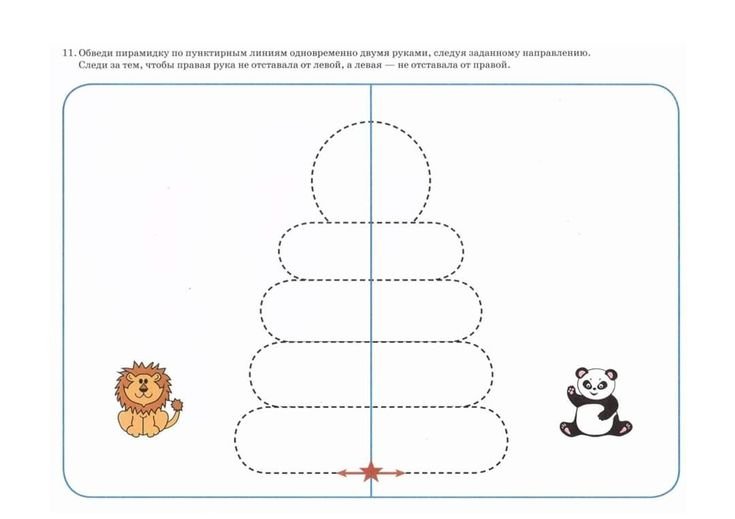 Развитие межполушарного взаимодействия рисуем двумя руками