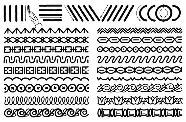 Упражнения по каллиграфии для начинающих для ширококонечное перо