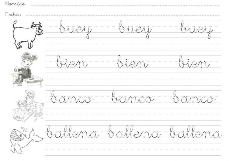 Испанский алфавит прописи