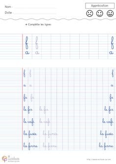 Прописи на французском языке