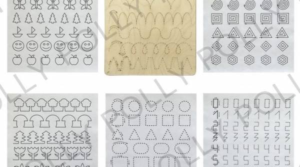 Многоразовые прописи деревянные