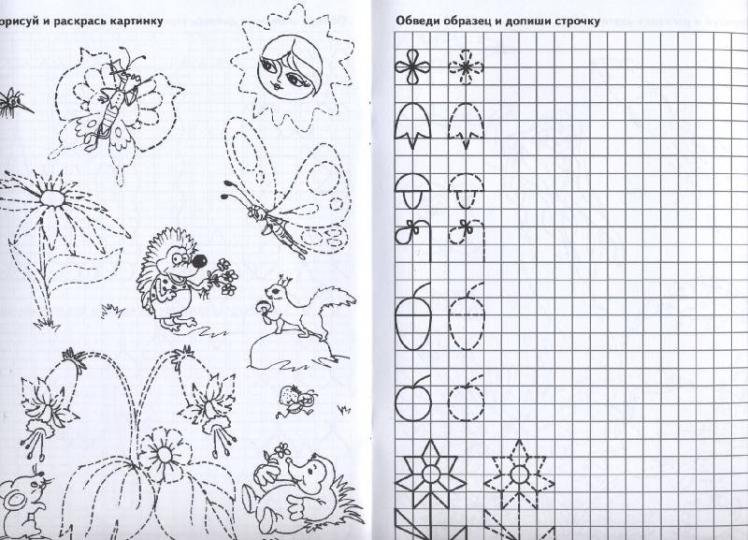 Прописи цветочки