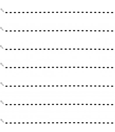 Линии по точкам для детей