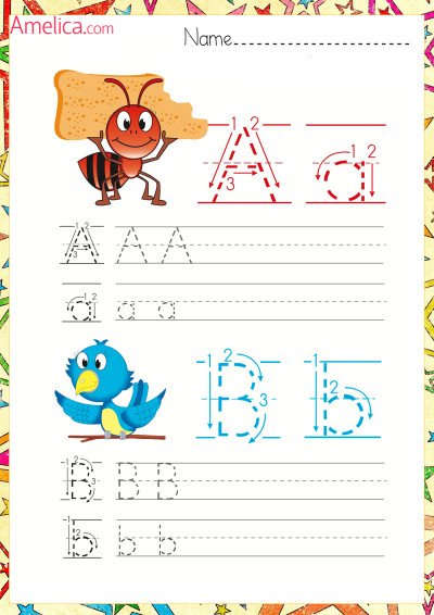 Прописи букв английского алфавита для детей