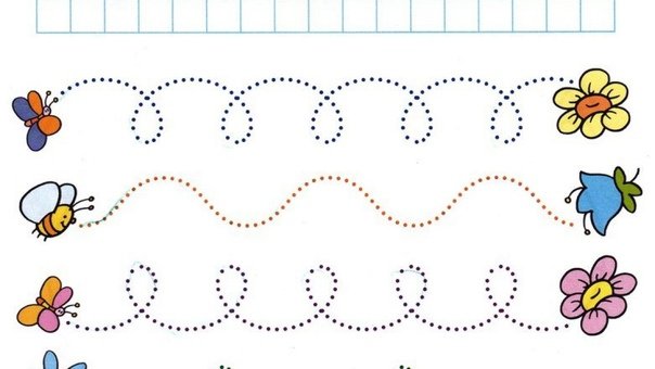 Графомоторные навыки для детей 4-5 лет