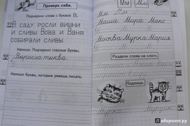 Прописи 1 класс 4 часть ответы стр