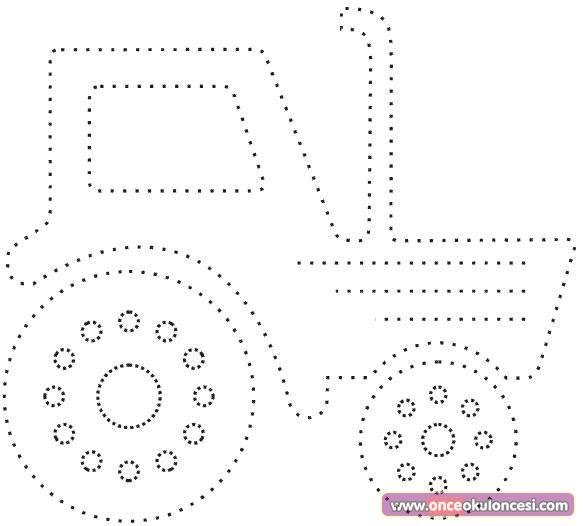 Машинка по точкам для детей