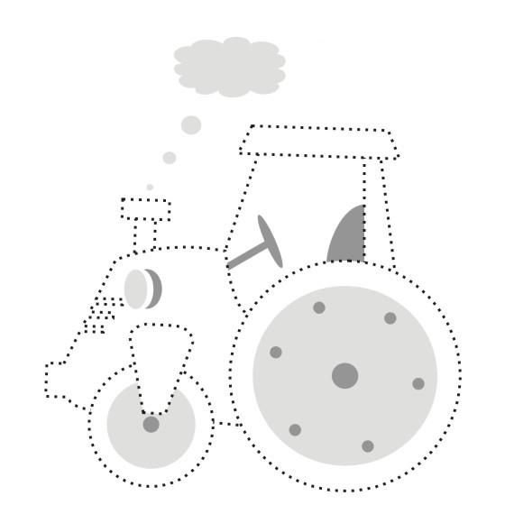 Обвести по точкам машинки