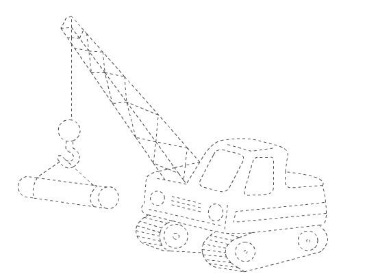 Обводить по точкам машинки