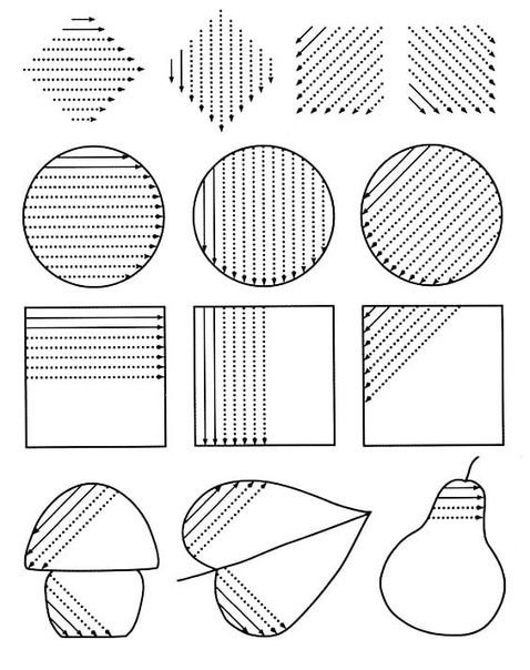 Задание заштрихуй геометрические фигуры