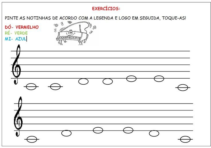 Нотные прописи для малышей
