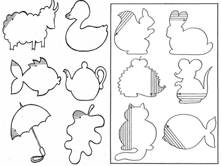 Упражнения на штриховку для дошкольников